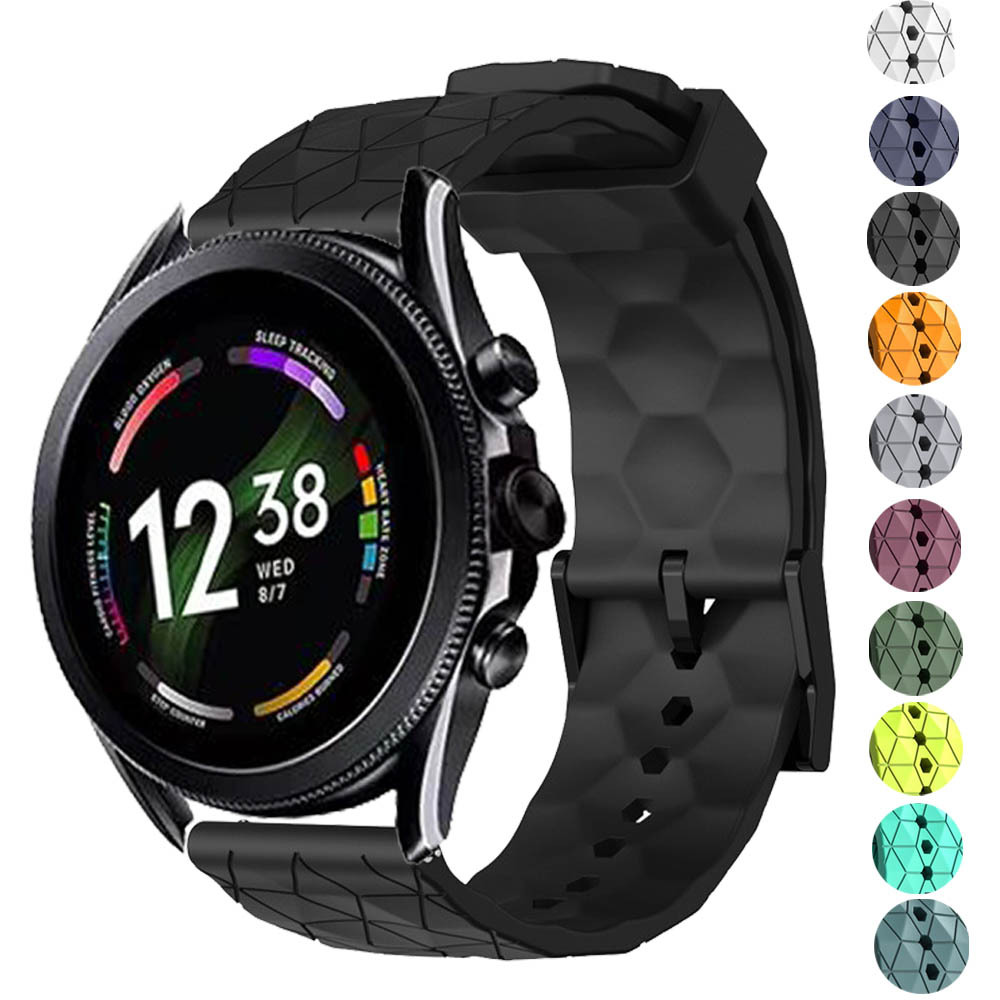 Fossil Watches Smartwatch Gen 6 - 男性用シリコンスマートウォッチバンド,加圧用ストラップ,スポーツ,gen6ウェルネスエディション,gen 6,gen 5,gen 5e, 44mm