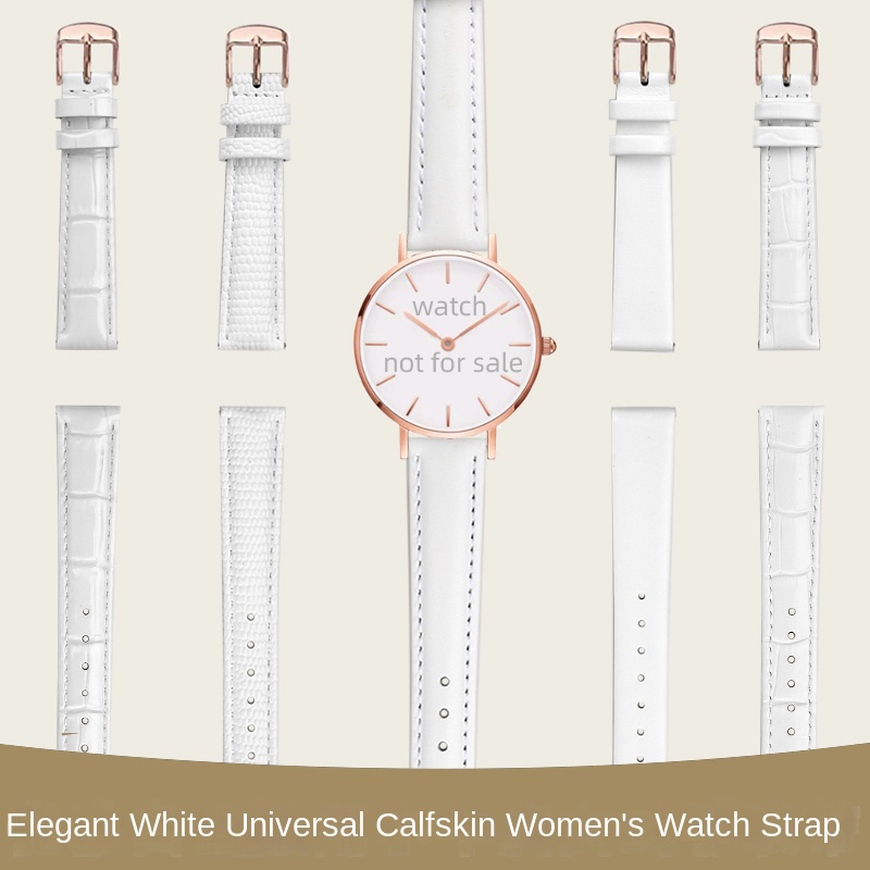 Tissot Watches Smartwatch - 男性と女性のための白い時計ベルト,cio,swarovski,tissot,rossini,スマートウォッチ用ストラップ,ブレスレット,クイックリリース,14mm, 16mm, 18mm, 20mm