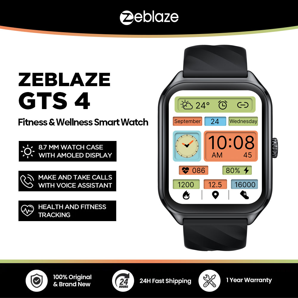 Hybrid Smartwatch - Zeblaze GTS 4 音声通話機能付き 1.94インチHD AMOLEDスクリーン