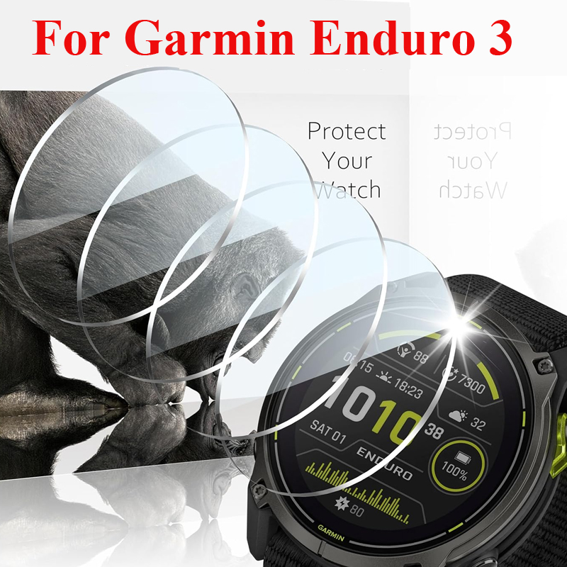 Smart Watch Screen Protector - 強化ガラスフィルムガーミンエンデューロ 3 スマートウォッチスクリーンプロテクターガードガラス保護フィルムアクセサリーガーミンエンデューロ 3