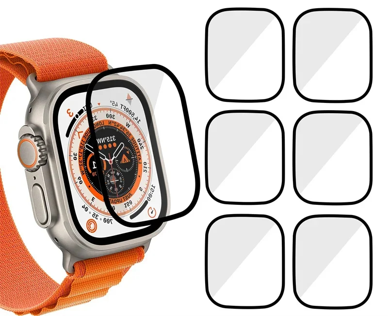 Smart Watch Screen Protector - スクリーンプロテクター 3D強化ガラスフィルム Apple Watch9 8 7