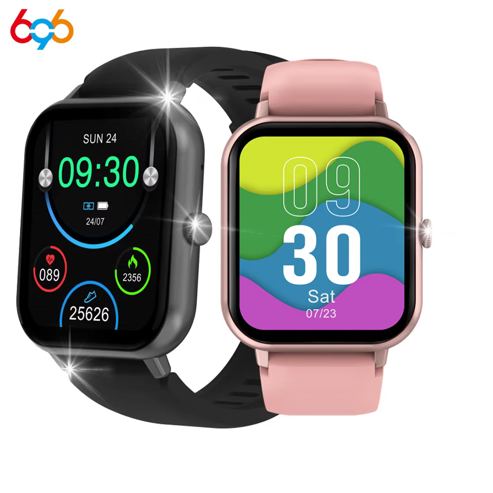 Smartwatch Ladies Watches For Women - 男性と女性のための青い防水時計,24時間の健康モニター,100スポーツモード,音楽制御,女性と男性のためのスマートクロックzl54c,新しい2023