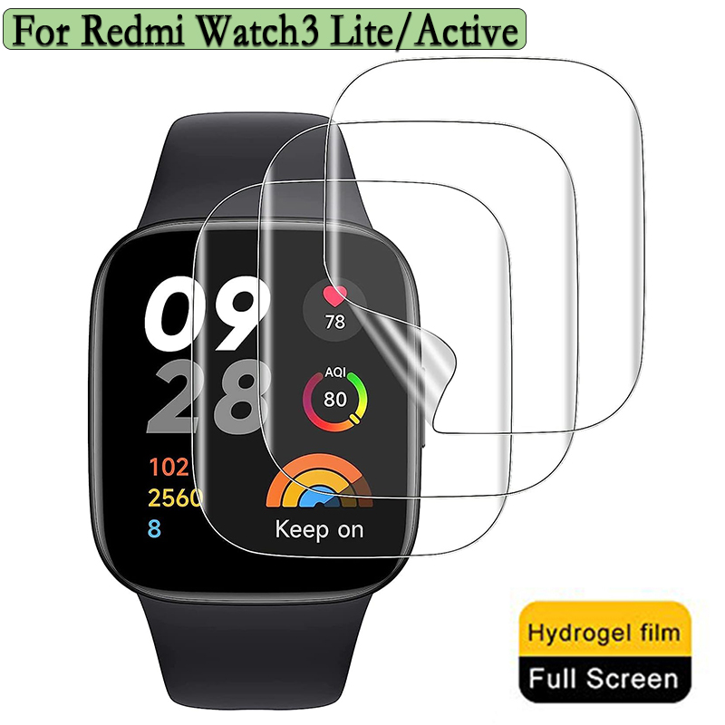 Smart Watch Screen Protector - 3/6 個ヒドロゲル保護フィルム Redmi Watch 3 アクティブ/Redmi