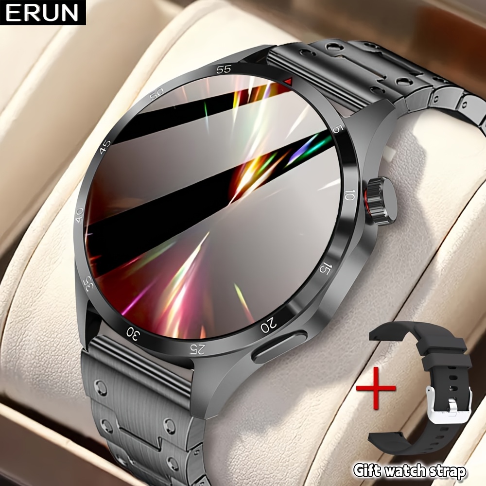 Smartwatch Premium Watches For Men - 最新スマートウォッチ、プレミアム、1.5インチタッチスクリーン、ファッショナブルなドットストラップ、通話/メッセージ通知機能付き、マルチスポーツモード搭載