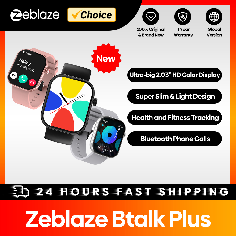 Hybrid Smartwatch - 新しい Zeblaze Btalk Plus 音声通話スマートウォッチ 2.03