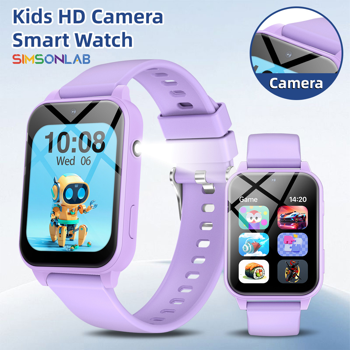 Smartwatch Watches For Kid Boy - 2026年新型子供用スマートウォッチ多機能インタラクション写真撮影学習パートナー懐中電灯ゲーム 男の子女の子キッズギフト