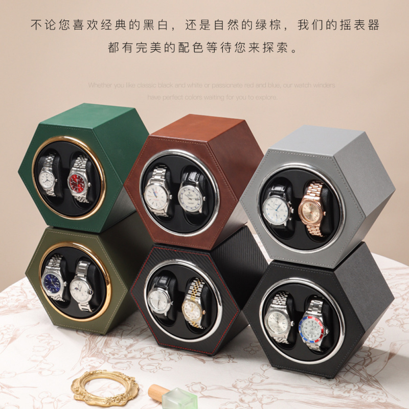 Watch Winder Single - 新型Type-Cミニシングルモーターウォッチワインダーボックス、調整可能な回転モード、接続ディスプレイ、自動ワインダー、高級ラグジュアリー