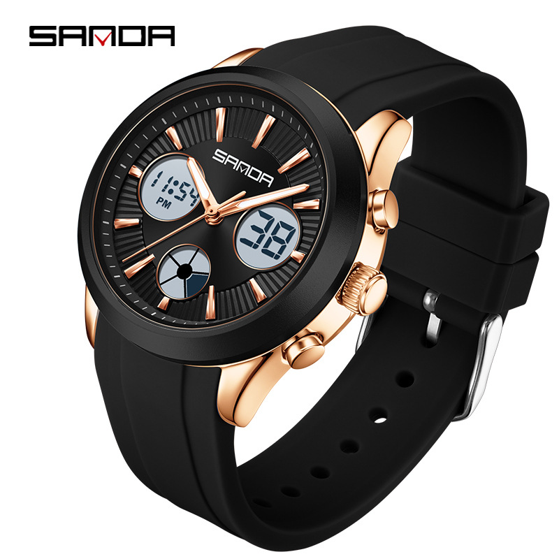 Smartwatch Watches Price - SANDA 電子時計 発光 3時間多機能スポーツウォッチ 学生パーティー 男女兼用
