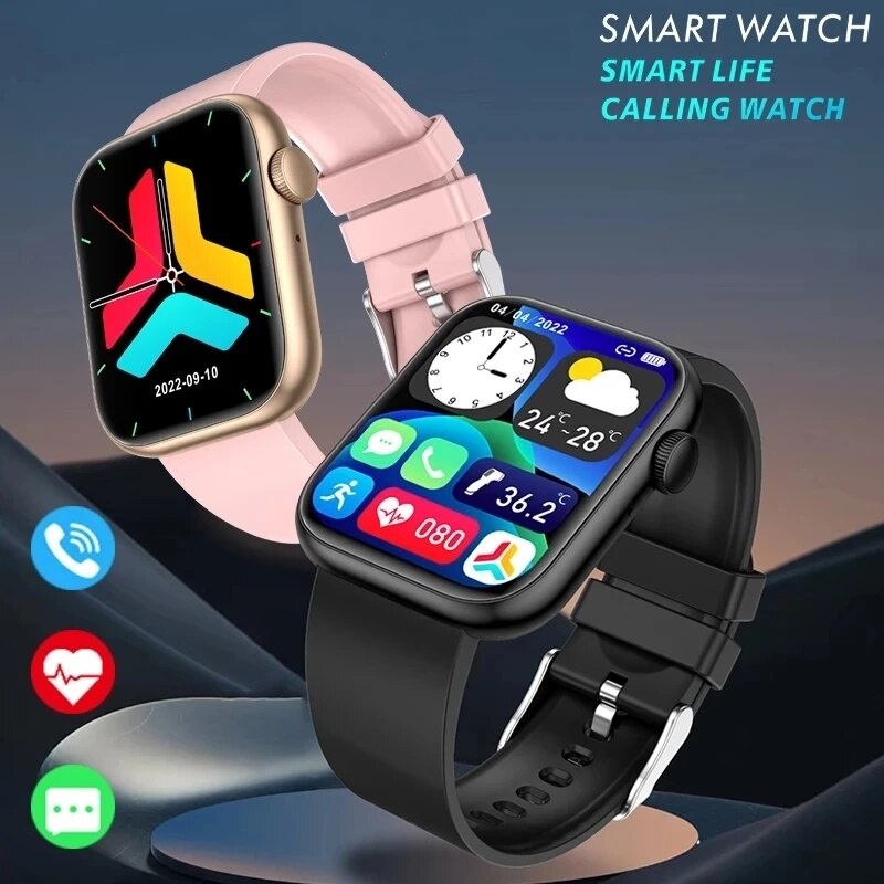 Smartwatch Ladies Watches For Women - Lige-男性と女性のためのスマートウォッチ,スポーツデバイス,耐水性,体温制御,Bluetooth