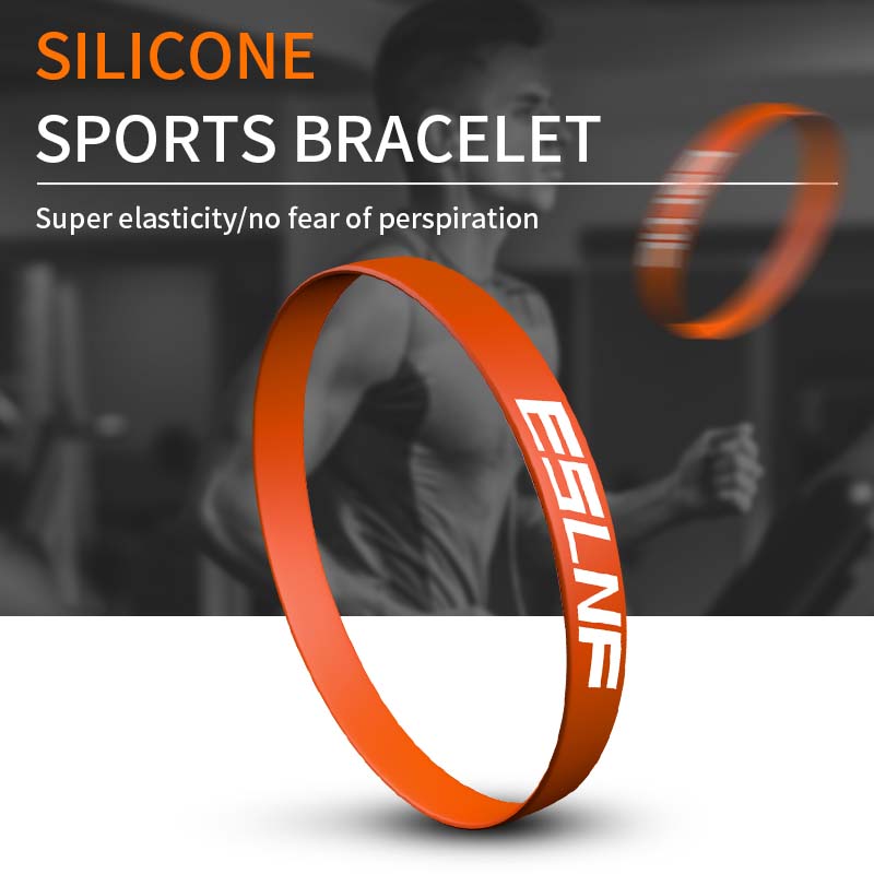 Silicone Sport Band - カスタム防水ソフト弾性ゴムスポーツリストバンドシリコンリストバンド