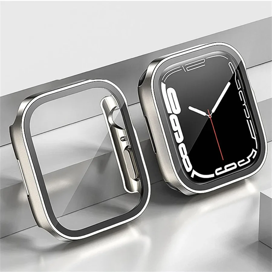 ガラス + カバー Apple Watch ケースシリーズ  - Smartwatch Watches Price のレビューと価格