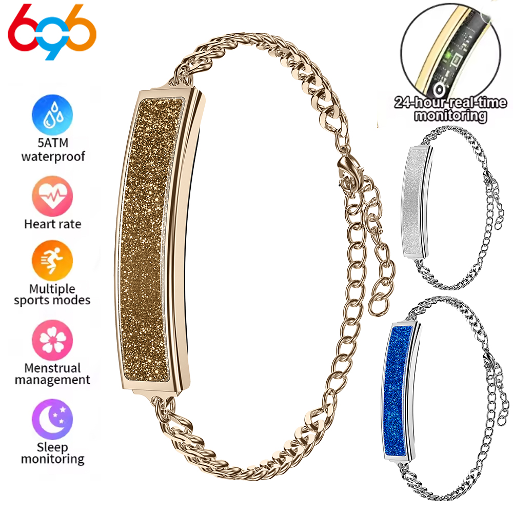 女性男性健康スマートウォッチ女性心拍数睡眠ブレスレット防水ス - Smartwatch Ladies Watches For Women のレビューと価格