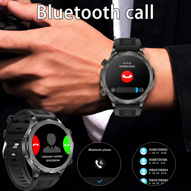 新しい GPS トラックスマートウォッチメンズ AMOLED - Smartwatch Military Watches For Men のレビューと価格