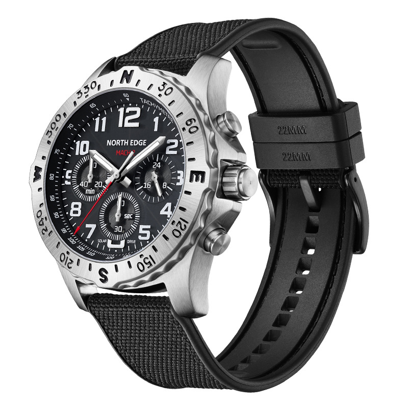 NORTH EDGE メンズ腕時計ソーラーパワー 316 ス - Smartwatch Premium Watches For Men のレビューと価格