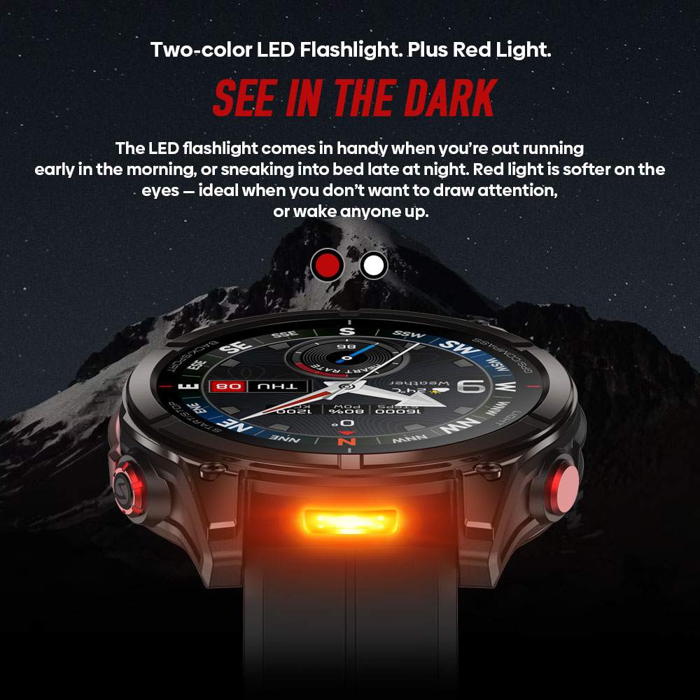 新しいZeblaze Stratos 4 PRO AMOLE - Hybrid Smartwatch のレビューと価格