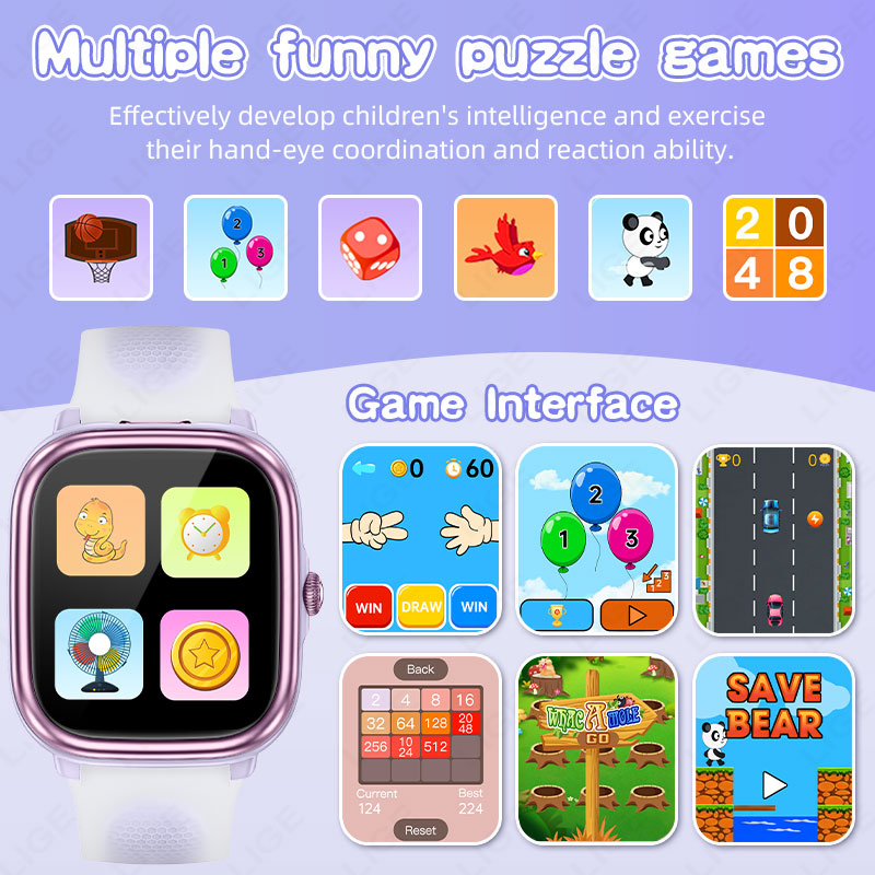 LIGE キッズスマートウォッチ 1.83 インチ心拍数睡眠 - Smartwatch Watches For Kid Boy のレビューと価格