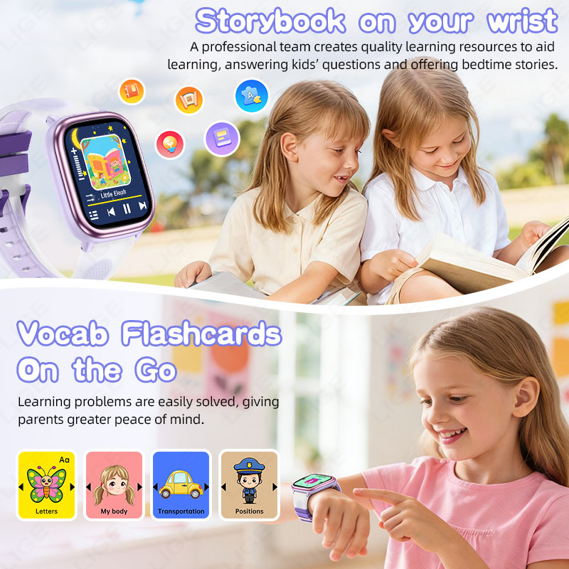LIGE キッズスマートウォッチ 1.83 インチ心拍数睡眠 - Smartwatch Watches For Kid Boy のレビューと価格