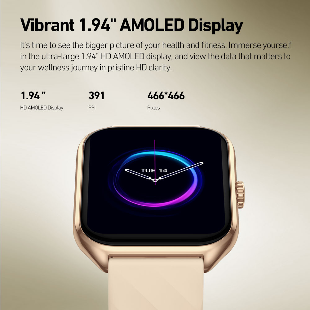 Zeblaze GTS 4 音声通話機能付き 1.94インチ - Hybrid Smartwatch のレビューと価格