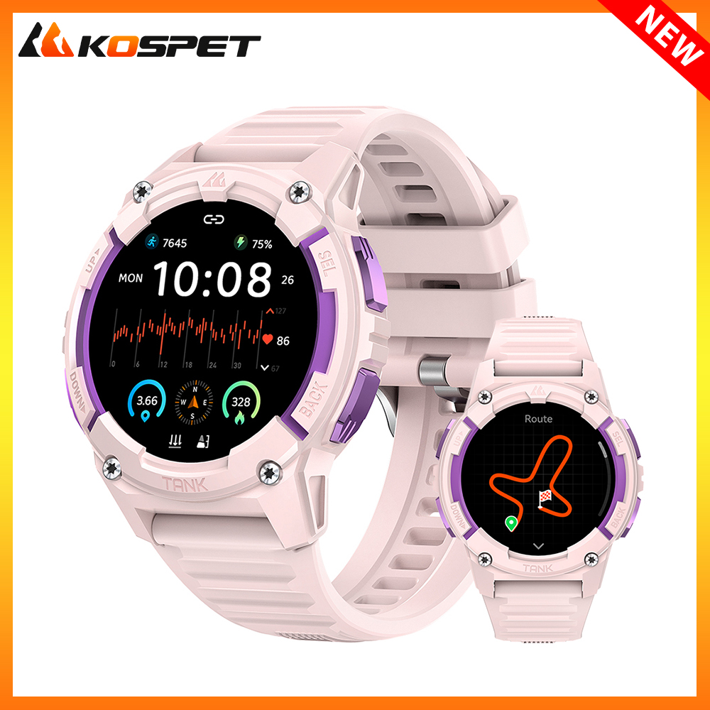 Kospet-GPS,高度計,気圧計,コンパス,Blueto - Smartwatch Watches For Women With Gps のレビューと価格