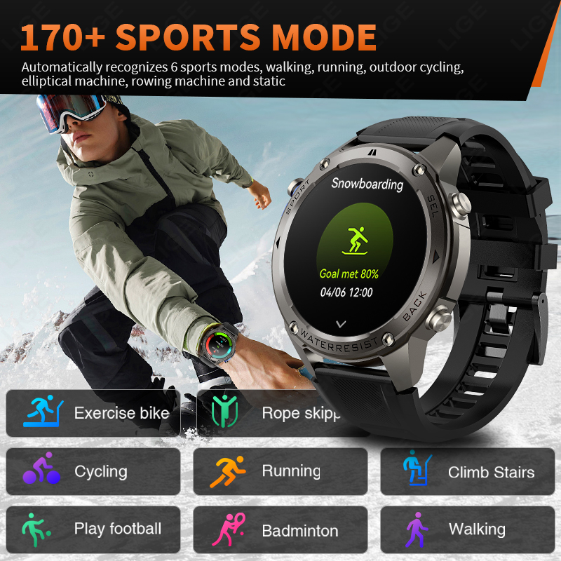 2026 新しい超軍事グレード GPS スマートウォッチメン - Watch Smartwatch のレビューと価格