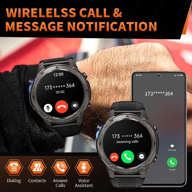 2026 新しい超軍事グレード GPS スマートウォッチメン - Watch Smartwatch のレビューと価格