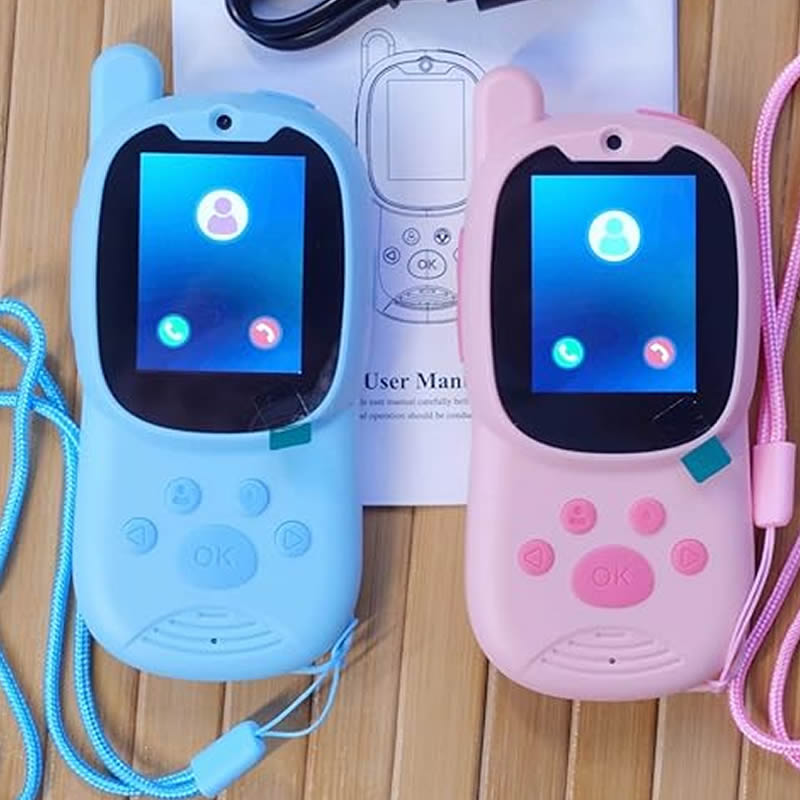 トランシーバー かわいい 2 パック充電式子供用ビデオ 2  - Smartwatch Watches For Kid Boy のレビューと価格