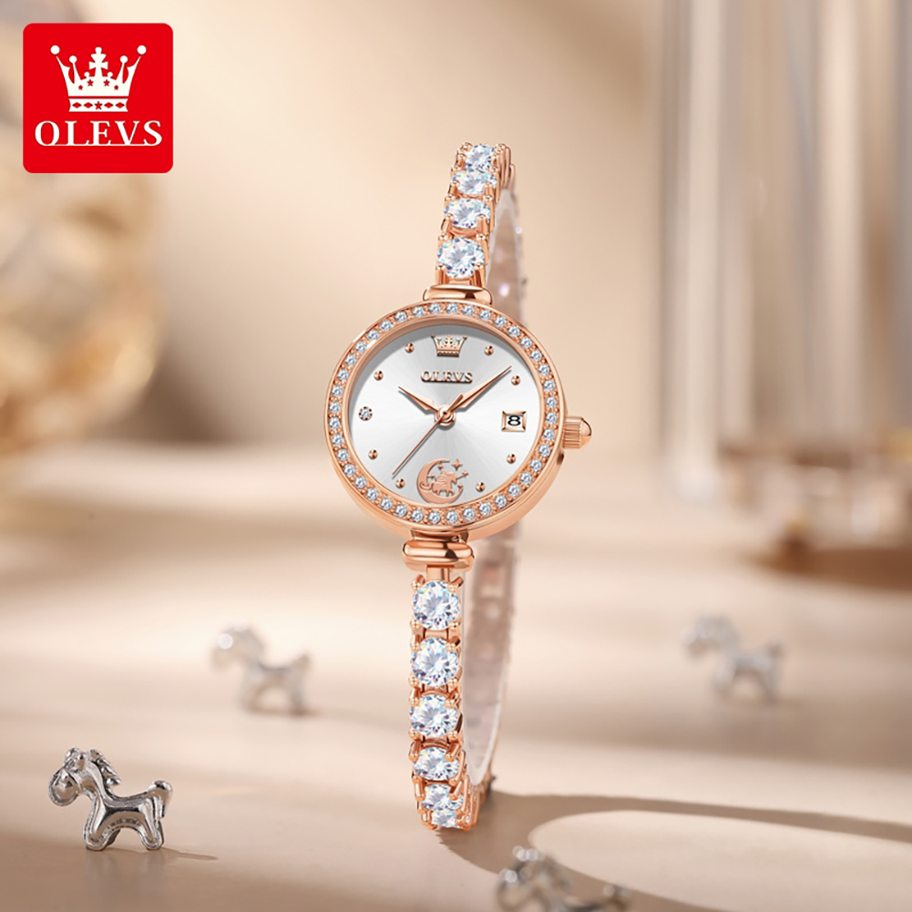 OLEVS 2998 ブランドオリジナル正規品 レディース腕 - Analog Quartz Watch のレビューと価格