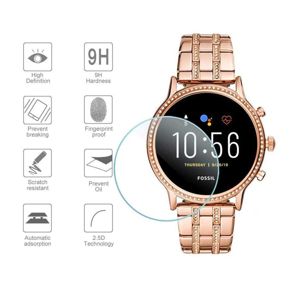 6用スクリーンプロテクター,マスク用強化ガラス,スマートウォ - Fossil Watches Smartwatch Gen 6 のレビューと価格