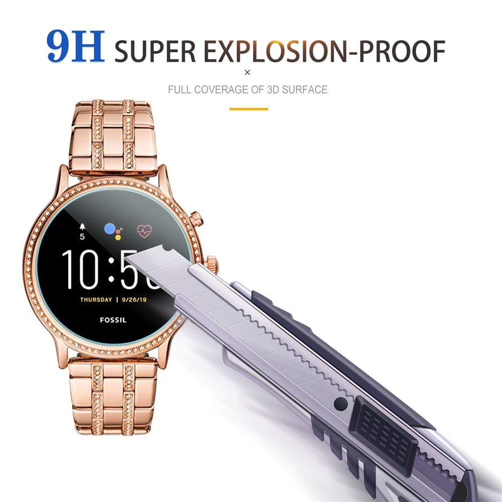 6用スクリーンプロテクター,マスク用強化ガラス,スマートウォ - Fossil Watches Smartwatch Gen 6 のレビューと価格