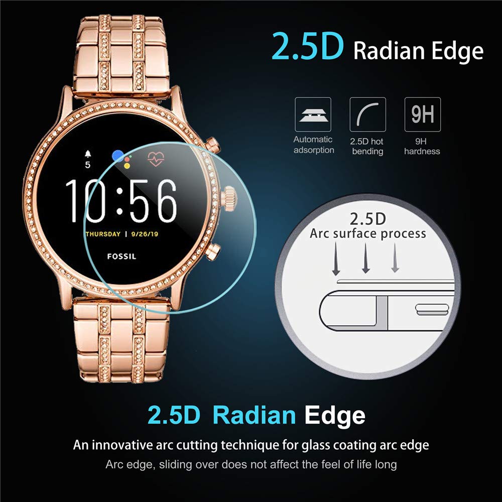 6用スクリーンプロテクター,マスク用強化ガラス,スマートウォ - Fossil Watches Smartwatch Gen 6 のレビューと価格