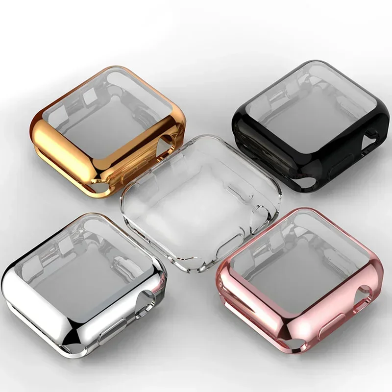 Apple Watch用シリコンスクリーンプロテクター,バン - Smartwatch Watches Price のレビューと価格