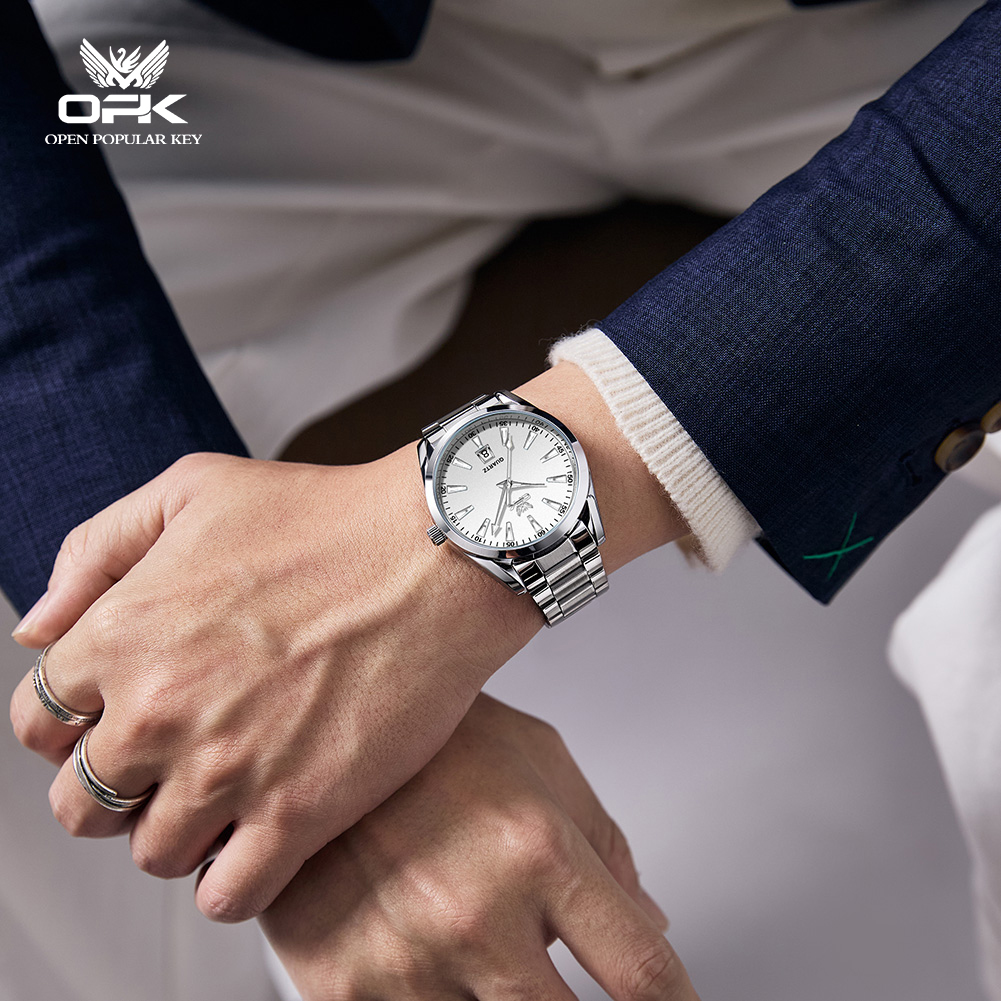 OPK 6088 クラシックラウンドオリジナルクォーツムーブ - Smartwatch Premium Watches For Men のレビューと価格