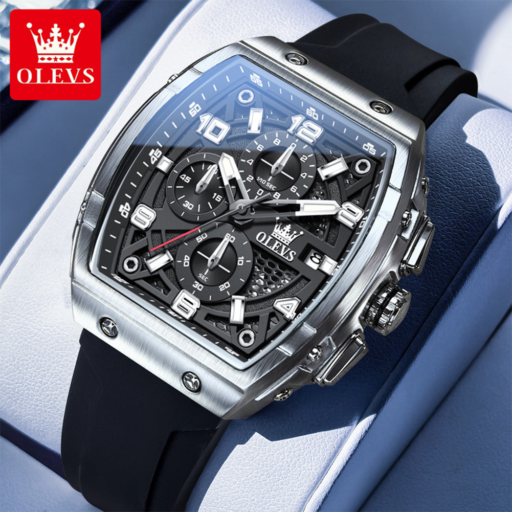 OLEVSメンズ腕時計2976高級ファッショントノー型クォー - Smartwatch Watches For Men Brands のレビューと価格