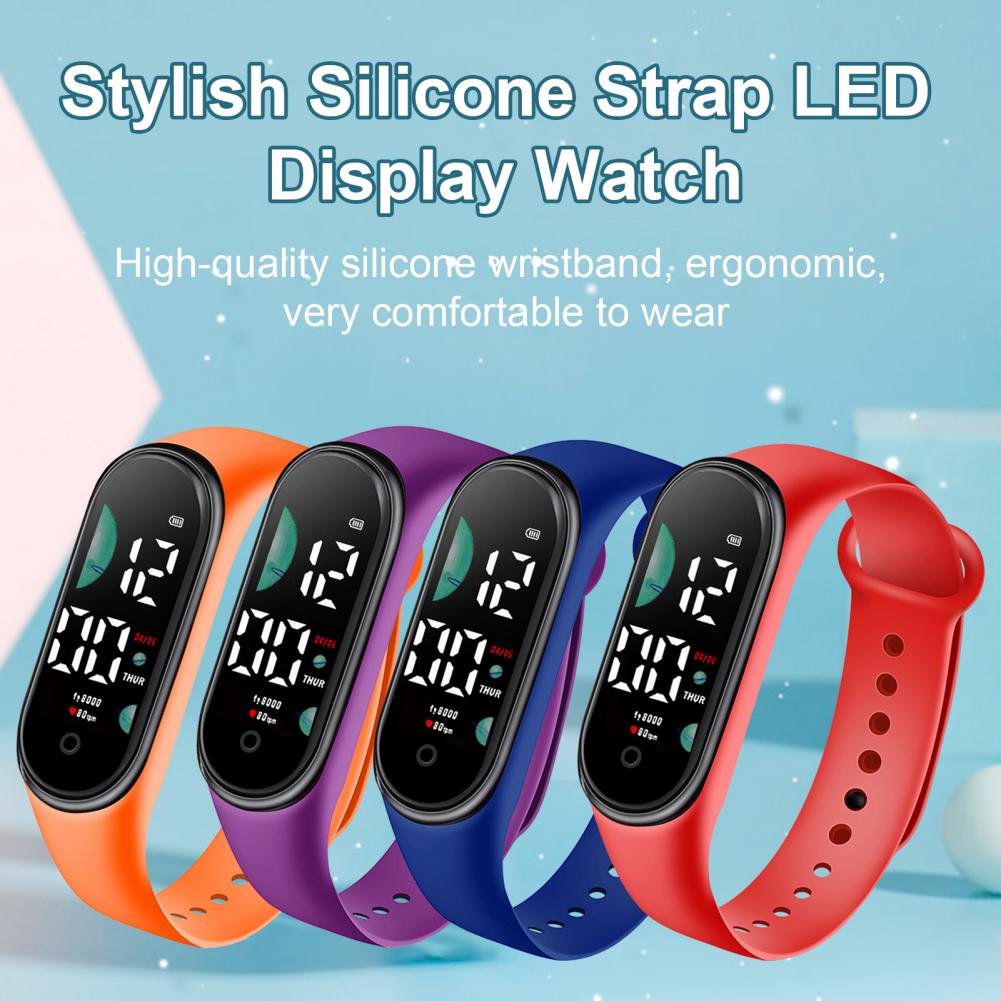 子供のためのデジタルLED腕時計,防水ブレスレット,腕時計, - Smartwatch Watches For Kid Boy のレビューと価格