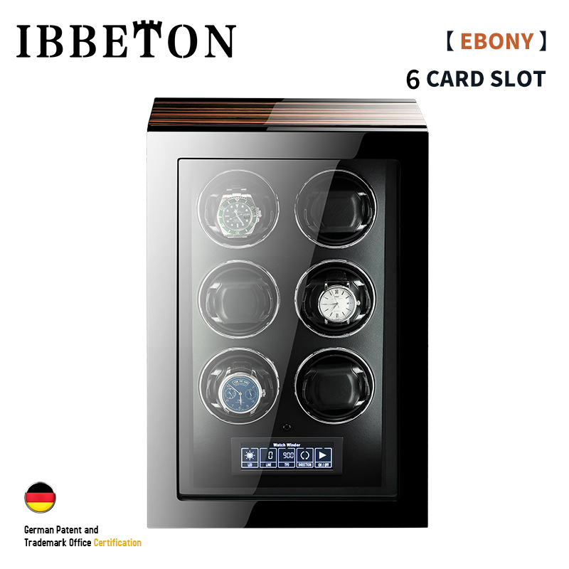 高級自動時計ワインダー 24 時計、マブチモーター LCD  - Watch Winder Single のレビューと価格