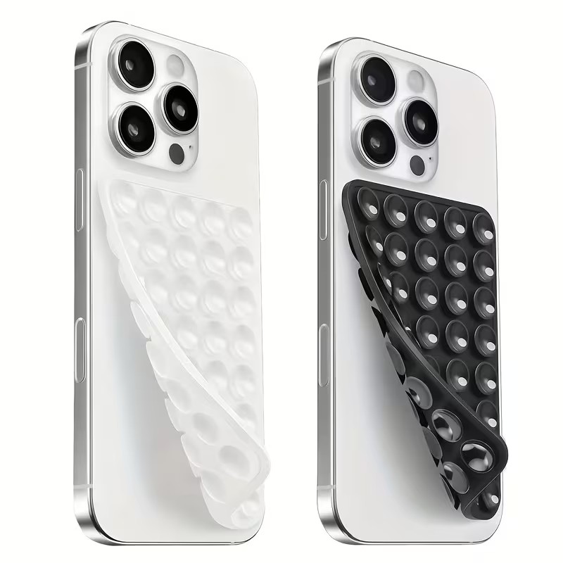2個パック シリコン製吸盤式スマホホルダー – 角度調整可能 - Watch Es のレビューと価格