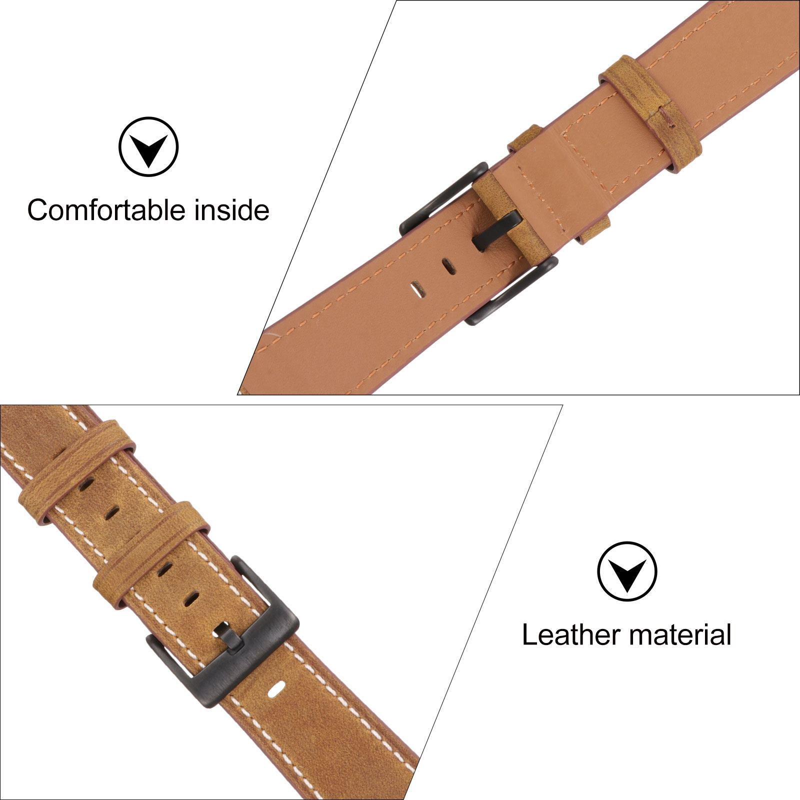 プレミアムウォッチバンド、調節可能な快適な人間工学に基づいた - Smartwatch Premium Watches For Men のレビューと価格