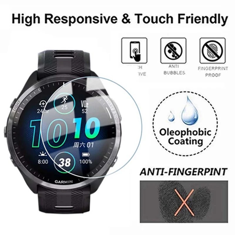スマートウォッチアクセサリー強化ガラスフィルムスマートウォッ - Smart Watch Screen Protector のレビューと価格