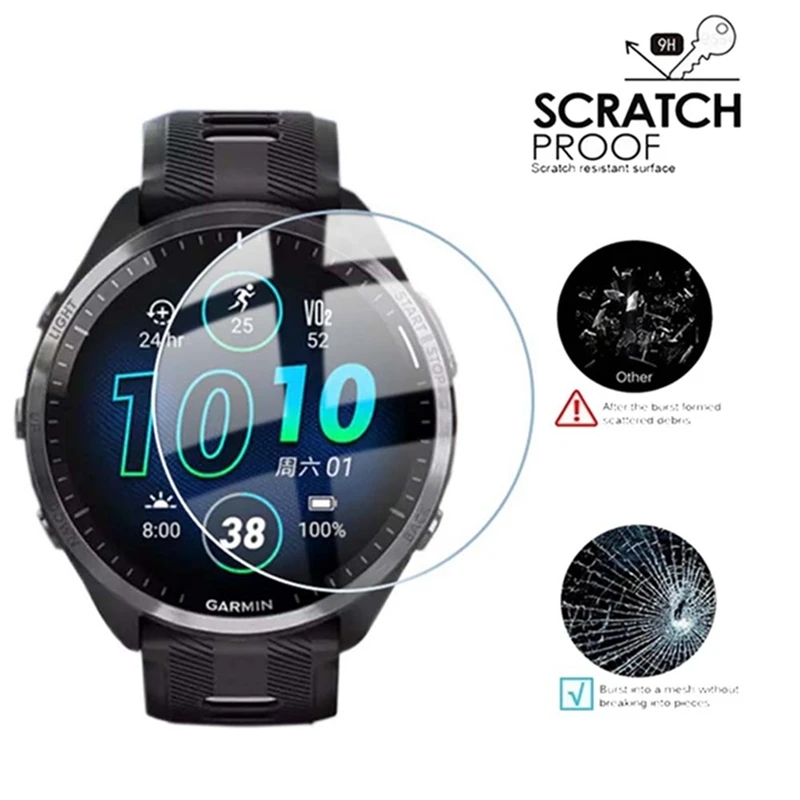 スマートウォッチアクセサリー強化ガラスフィルムスマートウォッ - Smart Watch Screen Protector のレビューと価格