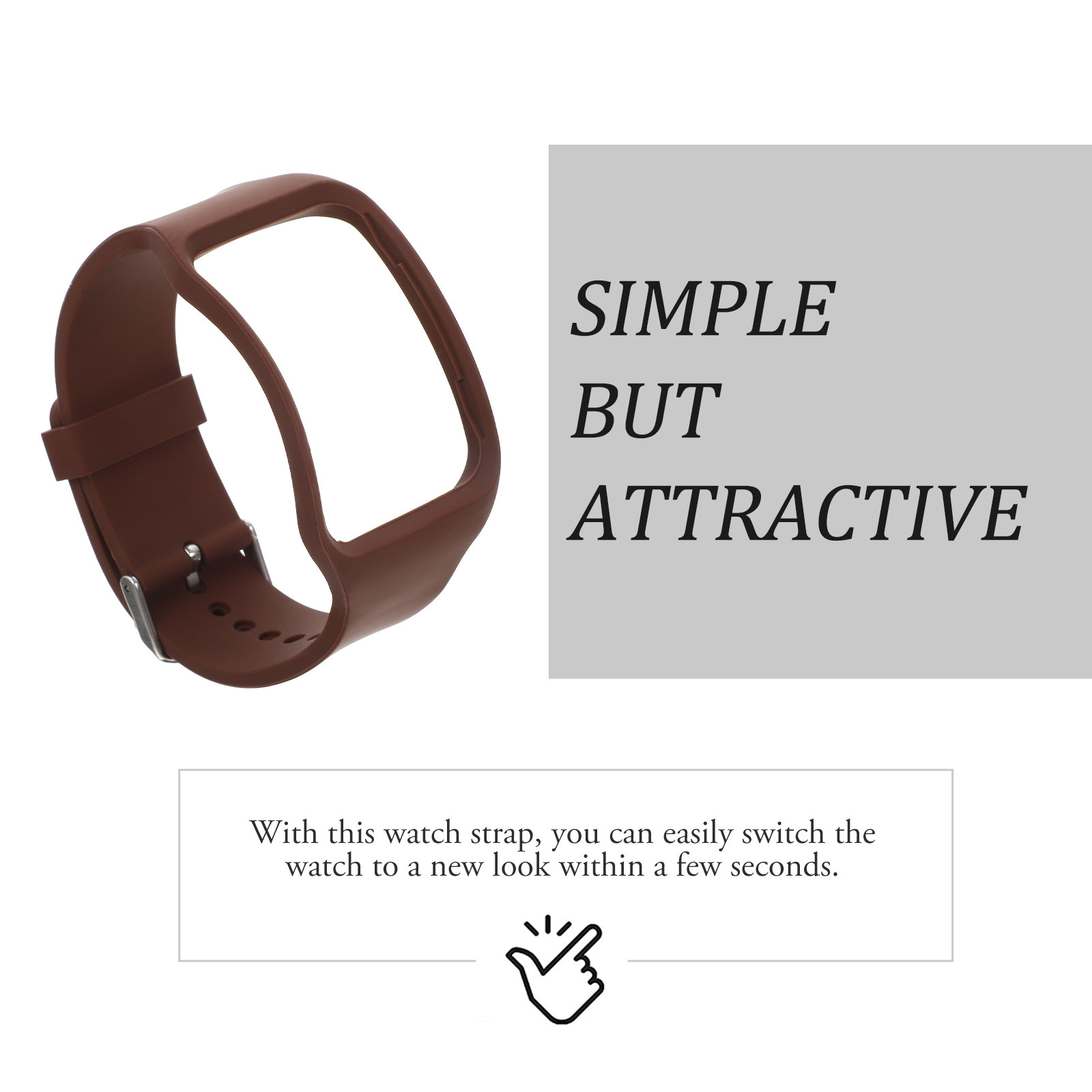 スマートウォッチ用ウォッチバンド プレミアムTPE素材 柔ら - Smartwatch Premium Watches For Men のレビューと価格