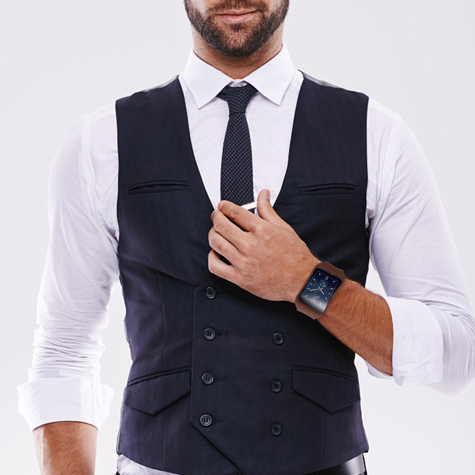 スマートウォッチ用ウォッチバンド プレミアムTPE素材 柔ら - Smartwatch Premium Watches For Men のレビューと価格