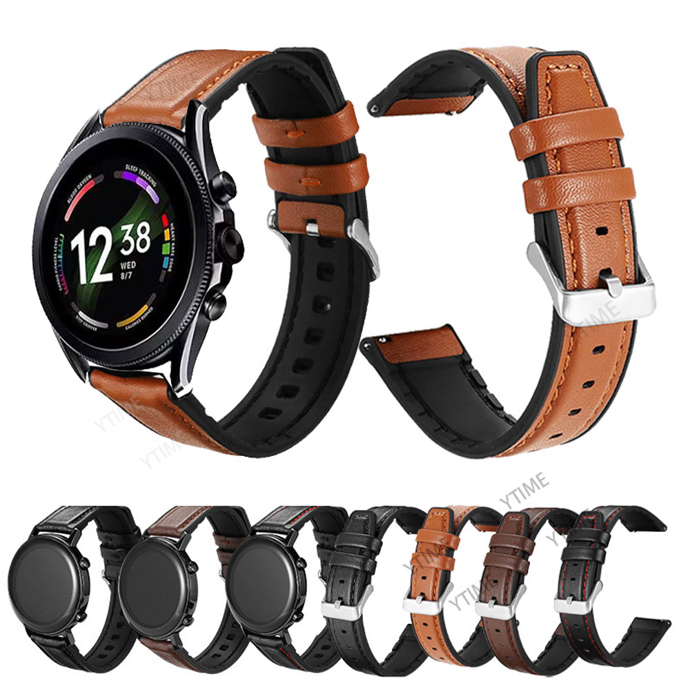 接続された時計用の革製ブレスレット,IDR接続,長さ45mm - Fossil Watches Smartwatch Gen 6 のレビューと価格
