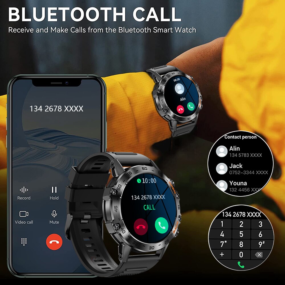 MEVADEN スチール製1.39インチメンズ高級スマートウ - Hybrid Smartwatch のレビューと価格
