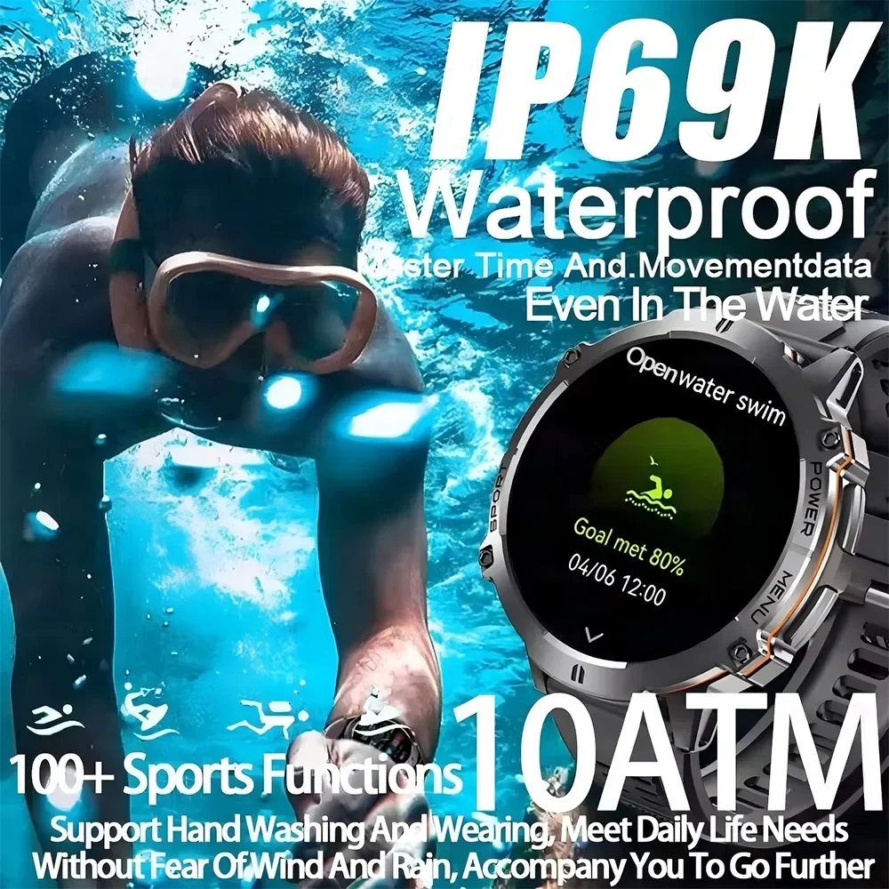 新型TANK X3ミリタリースマートウォッチ メンズ 100 - Smartwatch Military Watches For Men のレビューと価格