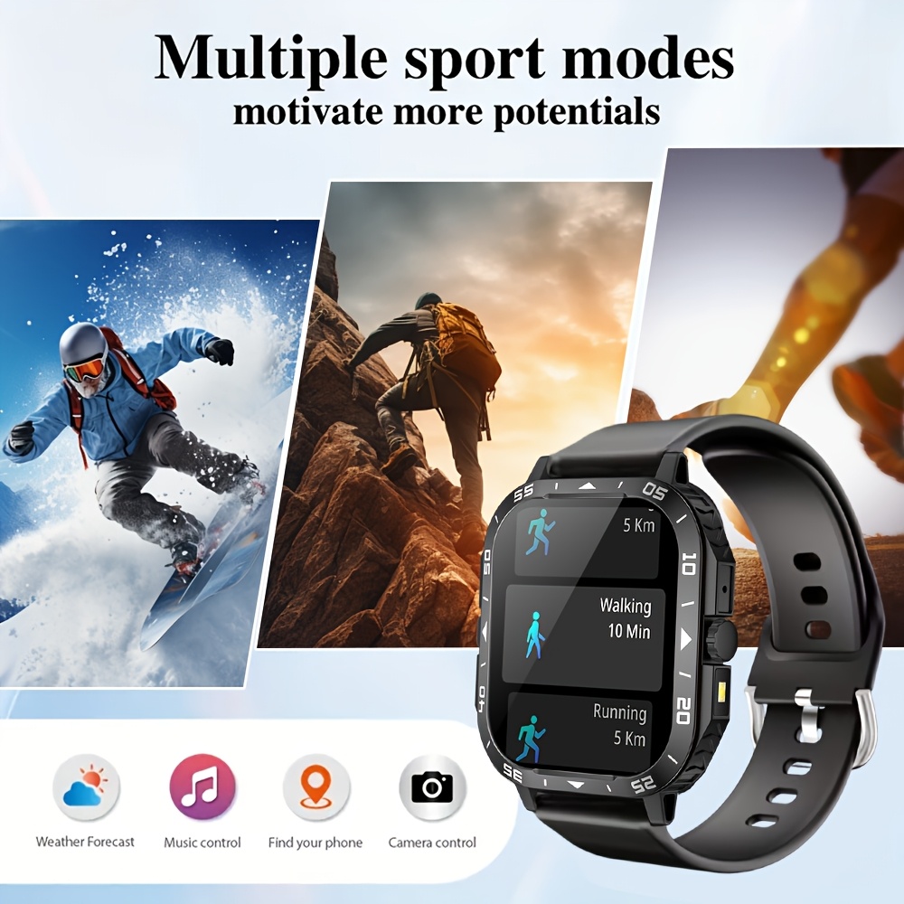 スマートウォッチ、プレミアム、複数のスポーツモード/通話通知 - Smartwatch Premium Watches For Men のレビューと価格