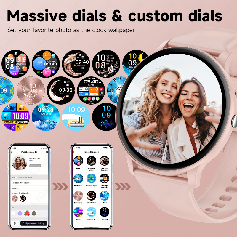 2026 新しいスマートウォッチ女性男性 Bluetooth - Smartwatch Ladies Watches For Women のレビューと価格