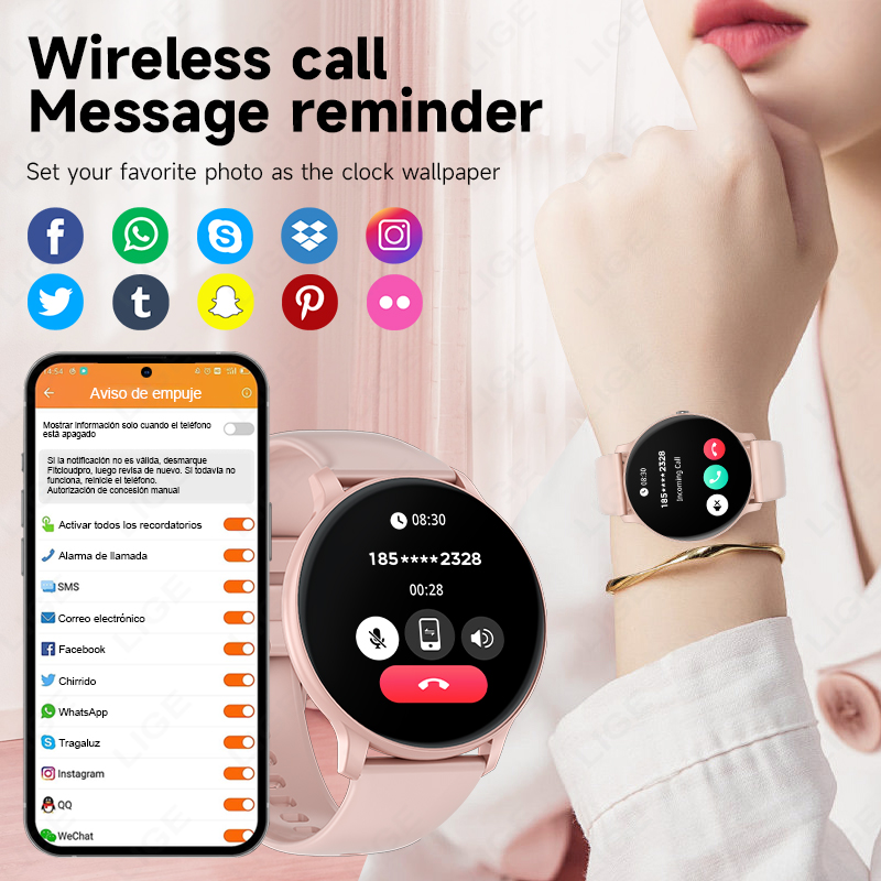 2026 新しいスマートウォッチ女性男性 Bluetooth - Smartwatch Ladies Watches For Women のレビューと価格