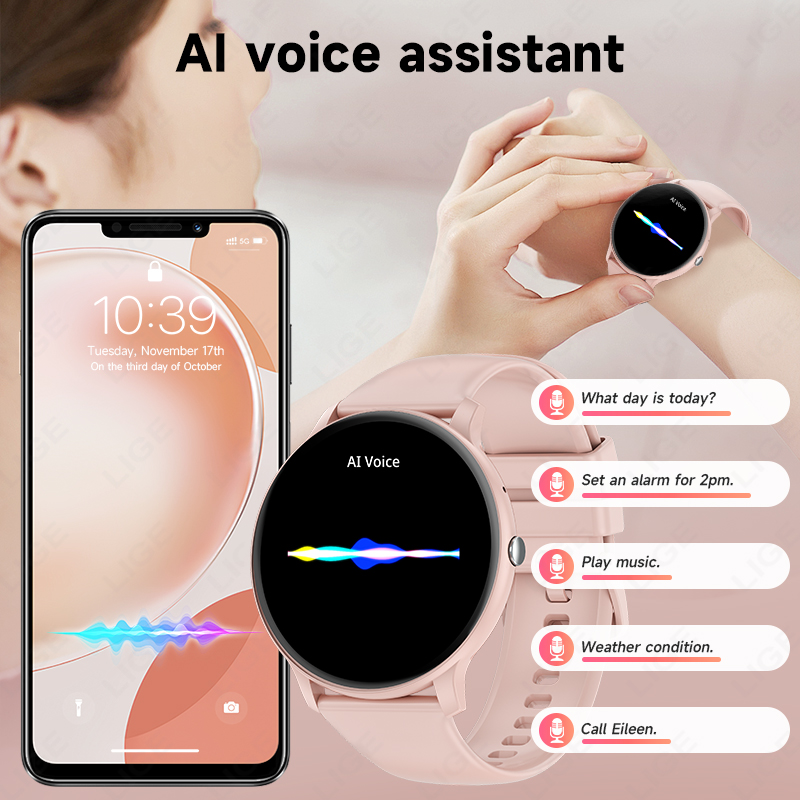 2026 新しいスマートウォッチ女性男性 Bluetooth - Smartwatch Ladies Watches For Women のレビューと価格