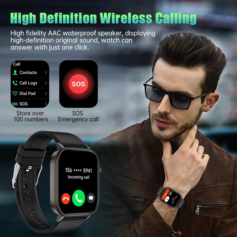 オリジナルプレミアムGPSメンズスマートウォッチIP68 5 - Smartwatch Premium Watches For Men のレビューと価格