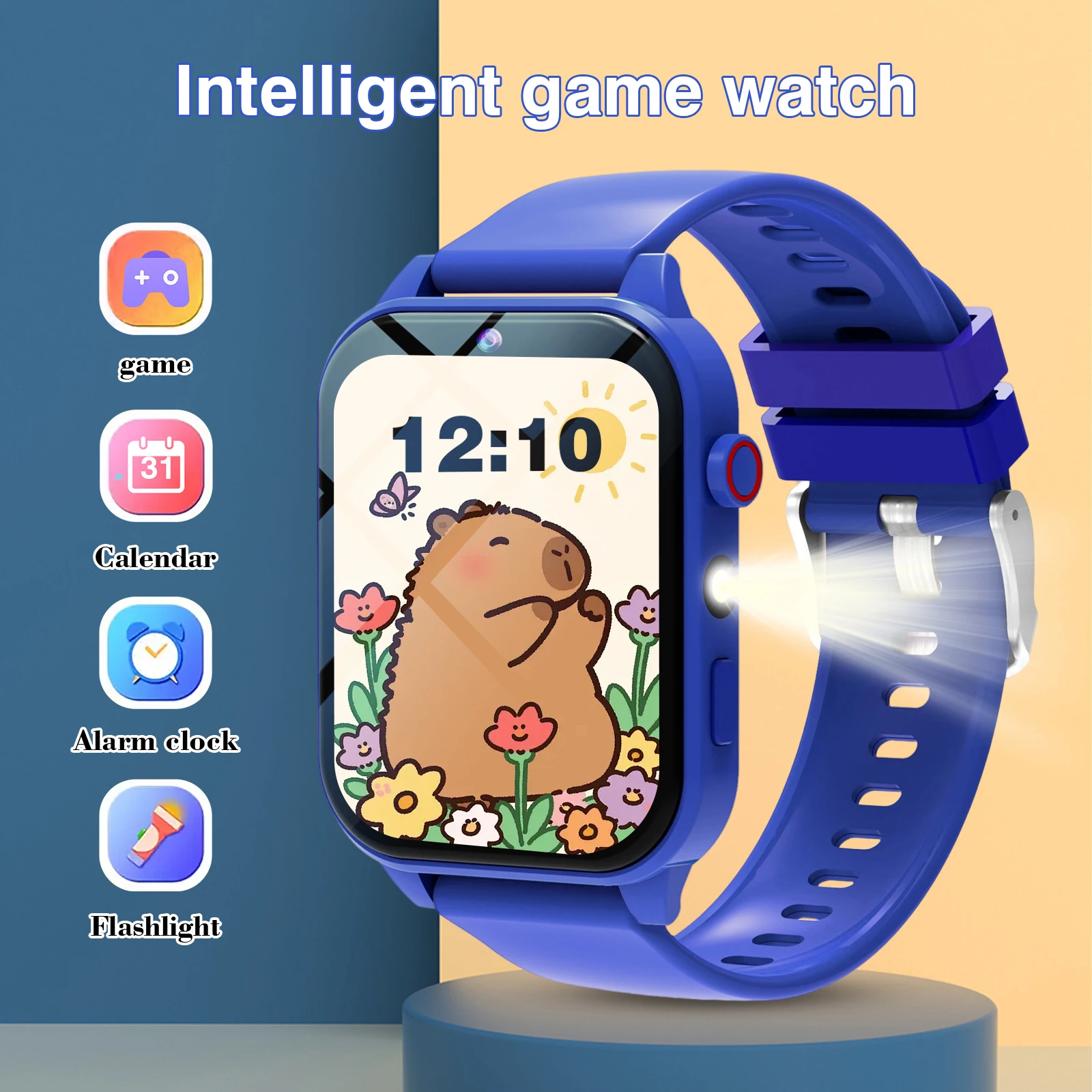 キッズスマートウォッチ 18 ゲーム カメラ 防水 懐中電灯 - Smartwatch Digital Watches For Kid Boy のレビューと価格